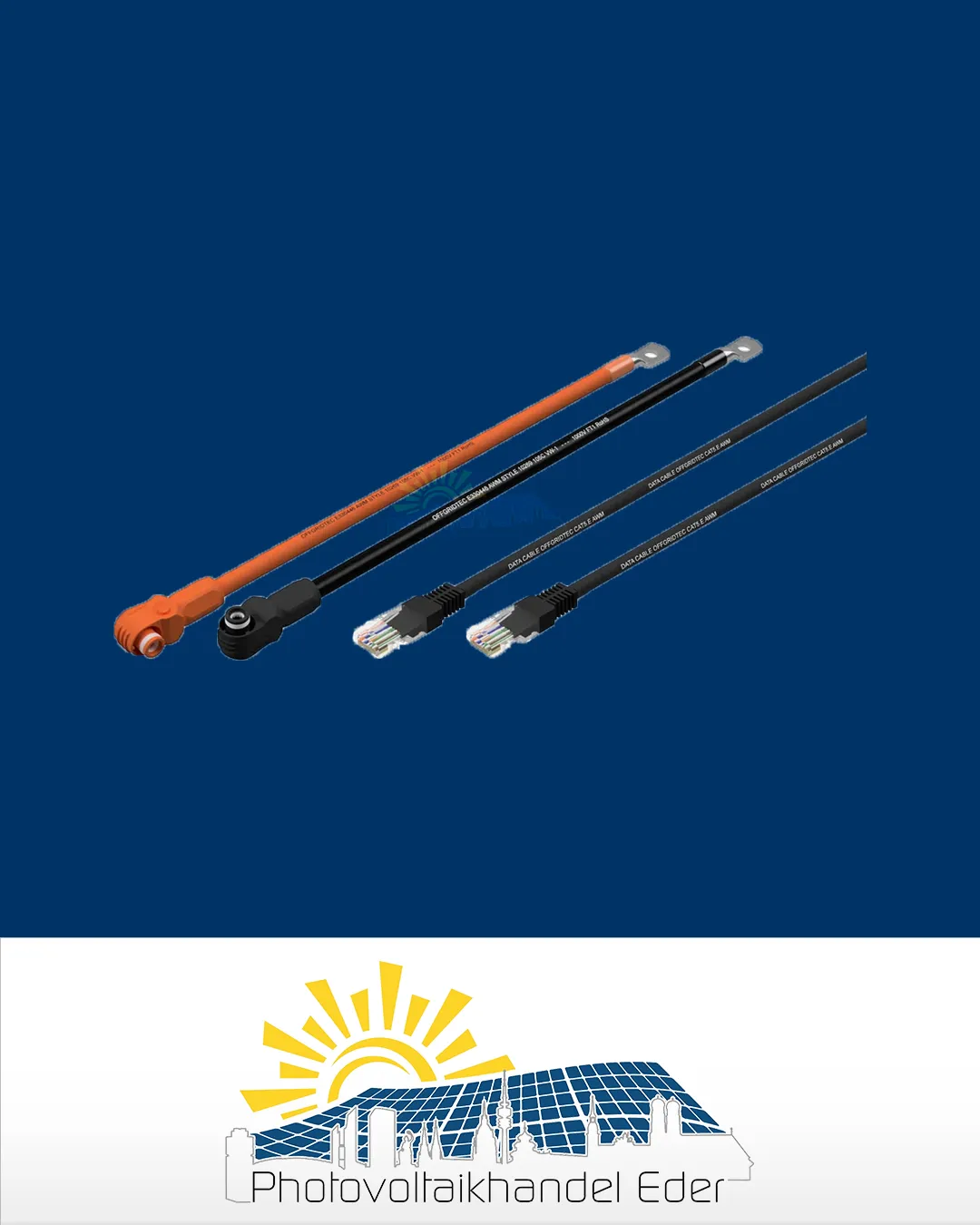 Pylontech Batterieanschlusskabelset 2m 25mm² Amphenol zu M8